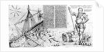 Sir Francis Drake Watches the Loading of his Ship by German School