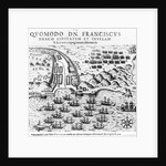 Plan Showing how Francis Drake Stormed and Held the Island of San Jacob by English School