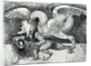Dragon Fighting a Lion by Andrea Zoan