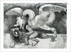 Dragon Fighting a Lion by Andrea Zoan