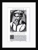 Portrait of Gerard Mercator engraved by Nicolas II de Larmessin by French School