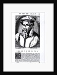 Portrait of Gerard Mercator engraved by Nicolas II de Larmessin by French School