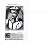 Portrait of Gerard Mercator engraved by Nicolas II de Larmessin by French School