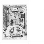 Kitchen interior by Italian School