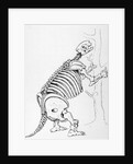 Skeleton of a Mylodon by English School