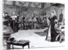 Trial of Mary Queen of Scots in Fotheringhay Castle by Edouard Berveiller (after)