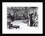 Trial of Mary Queen of Scots in Fotheringhay Castle by Edouard Berveiller (after)