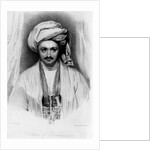 Portrait of Sir Alexander Burnes engraved by E.Findes by D (after) McClise