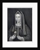 Portrait of Elizabeth of York by William the Younger Holl