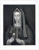 Portrait of Elizabeth of York by William the Younger Holl
