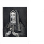 Portrait of Elizabeth of York by William the Younger Holl