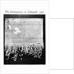 The Declaration of Arbroath, 6 April 1320 by Scottish School