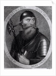 Portrait of King Robert I of Scotland engraved by E.Harding, 1 November 1797 by I Herbert (after)