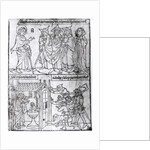 St. John the Evangelist Baptising Drusiana by English School