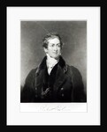 Portrait of Sir Robert Peel engraved by C. Turner by Thomas (after) Lawrence