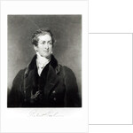 Portrait of Sir Robert Peel engraved by C. Turner by Thomas (after) Lawrence