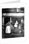 Street scene in Victorian London by English Photographer