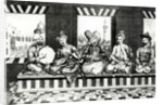 A Group of Oriental Musicians by English School