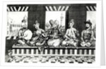 A Group of Oriental Musicians by English School