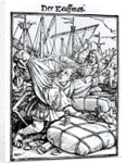 Death and the Merchant by Hans Holbein the Younger