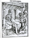 Death and the Lady by Hans Holbein the Younger