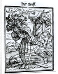 Death and the Count by Hans Holbein the Younger
