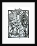 Death and the Abbotess by Hans Holbein the Younger