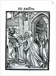 Death and the Abbotess by Hans Holbein the Younger