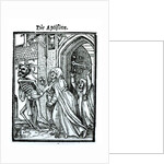Death and the Abbotess by Hans Holbein the Younger