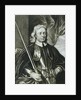 Oliver Cromwell illustration from 'Portraits of Characters Illustrious in British History' by English School