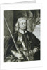 Oliver Cromwell illustration from 'Portraits of Characters Illustrious in British History' by English School