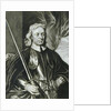 Oliver Cromwell illustration from 'Portraits of Characters Illustrious in British History' by English School