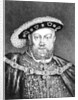 King Henry VIII illustration from 'Portraits of Characters Illustrious in British History' by English School