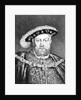 King Henry VIII illustration from 'Portraits of Characters Illustrious in British History' by English School