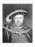 King Henry VIII illustration from 'Portraits of Characters Illustrious in British History' by English School