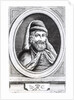 Portrait of William Caxton and his Printer's mark by English School