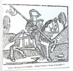 A Knight, from Caxton's 'Game of the Chess' by English School