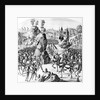 Battle at Newcastle-upon-Tyne of the King of Scotland and Matilda, Queen of England against Stephen by Scottish School