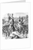 Battle at Newcastle-upon-Tyne of the King of Scotland and Matilda, Queen of England against Stephen by Scottish School