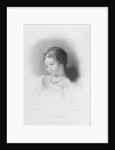 Portrait of Augusta Ada Byron engraved by W. H. Mote by Frank (after) Stone