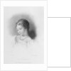 Portrait of Augusta Ada Byron engraved by W. H. Mote by Frank (after) Stone