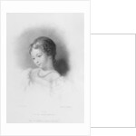 Portrait of Augusta Ada Byron engraved by W. H. Mote by Frank (after) Stone