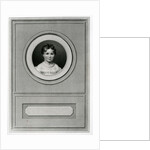 Portrait of Augusta Ada Byron engraved by Edward Scriven 1820 by Louis Ferriere