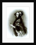 Augusta Ada Byron Countess of Lovelace by English School
