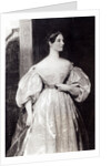 Portrait of Augusta Ada Byron Countess of Lovelace by English School