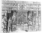 James I of England at Court by English School