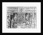 James I of England at Court by English School
