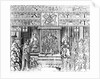 James I of England at Court by English School