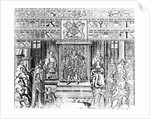 James I of England at Court by English School
