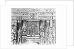 James I of England at Court by English School